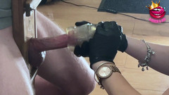 BJQueen and Rod: Zblízka - Femdom Edge péro a zničený orgasmus ve skle