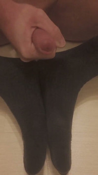 Cum on My Black Socks