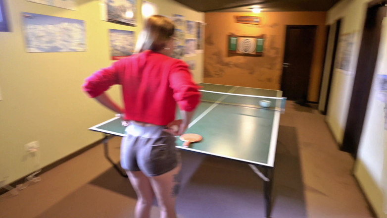 Sweet American: Pingpong Seks. Het Spel Van Het Uittrekken Van Kleren Liep...