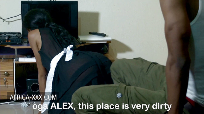 Africa-XXX: Người phụ nữ dọn dẹp da đen tốt hơn trò chơi điện...