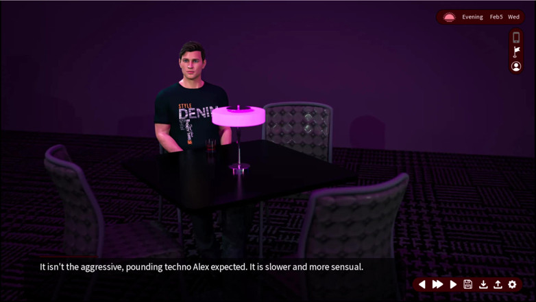 Johannes Gaming: Whispers of Desire 29 alex ging in den strip-club