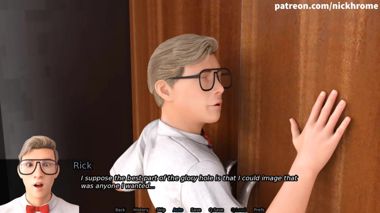 Visual Novels: SexBot 31 - tutor sucks dick in closet