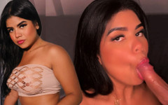POVLatinGirl: Cheating Stepsister with Big Tits Squirts When I Stick My...