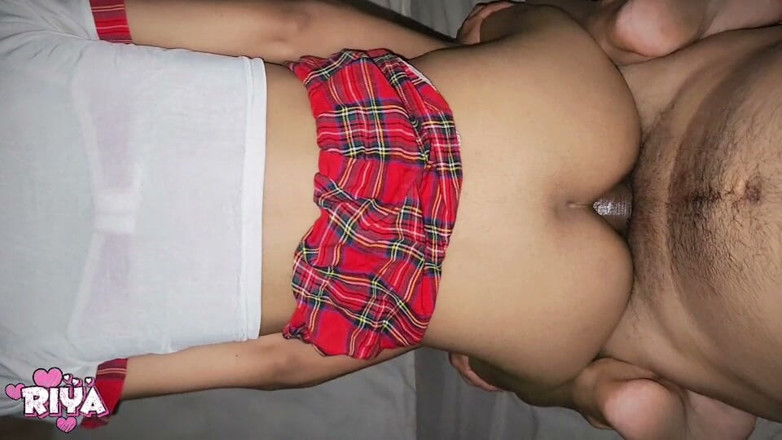 LOVE 4 FUK: Colegiala Teniendo Su Primer Sexo Anal Hardcore Con Su Hermanastro