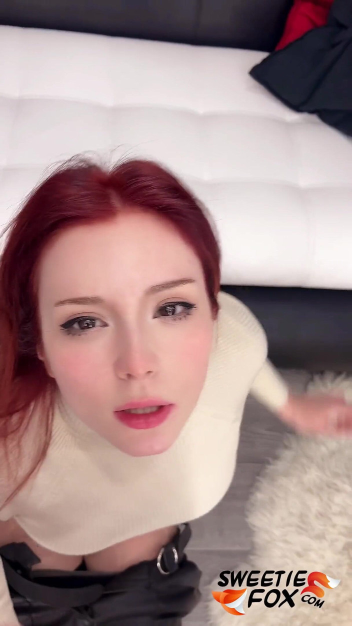 Sweetie Fox: Neighbor Fucked Redhead Beauty Doggy Style After Sweet Blowjob and...