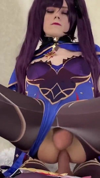 Anime Girl Training My Ass with Strap on Femdom