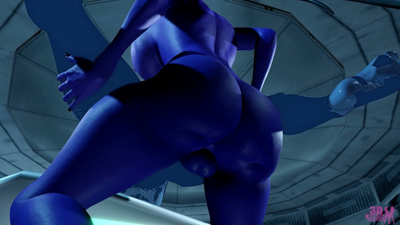 3D Hentai Beauties - Futa Edition: Big Dick Widowmaker Fucks Cortana