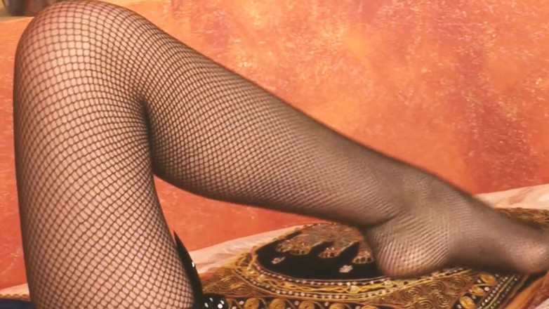 DARVASEX: Scène lesbiennes plus profonde - des lesbiennes 2_brunette en lingerie se baisent...