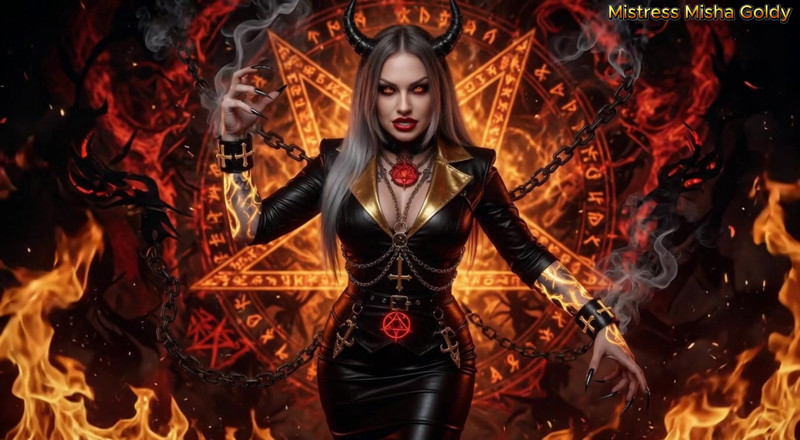 Goddess Misha Goldy: Le mie parole ti scaveranno l'inferno dalla mente