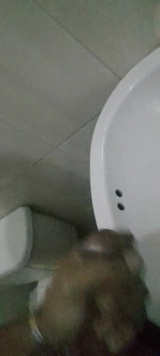 Latin sex 33: Masturbación en el baño mientras trabajas
