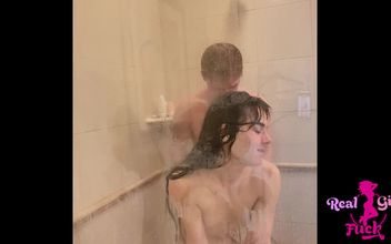 Gorgeous Teen Gets Fucked Like a Toy in the Shower – Megan Marx