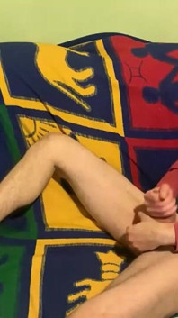 Długi wank z ogromną spermą
