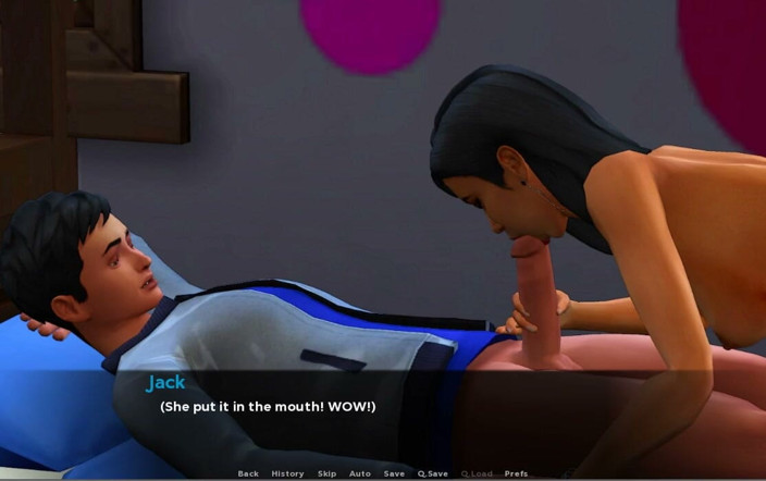 XXX Games Bunk: Insimology - Gameplay -roleplay - Desi Cosplay Teen Gives Blowjob to Her Stepbrother