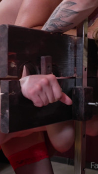 Erster BDSM-dp Für Big Titts: Teenagers Arschloch