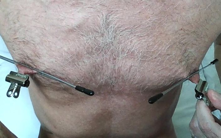 Philip Oxford: Extreme Nipple Clamping Stretching Causing Me to Squirt 4 Ruined Cumloads