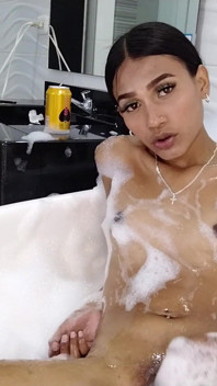 An Explosive Gift with Me Naked and Playful in the Jacuzzi