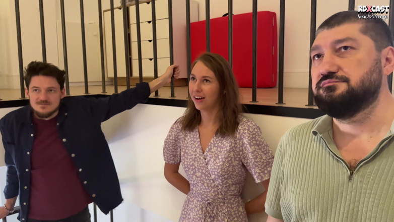 RDXCast: Backstage! Wait Outside While We Fuck Your Girlfriend! Cuckold Gets...