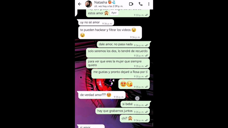 Armando Vicente: Heißer chat von Whatsapp mit meiner freundin mit Happy End -...