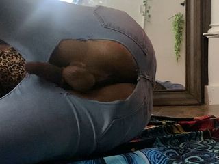 Kimora Creams: Trans kız dildo göt sikişi büyük boşalma