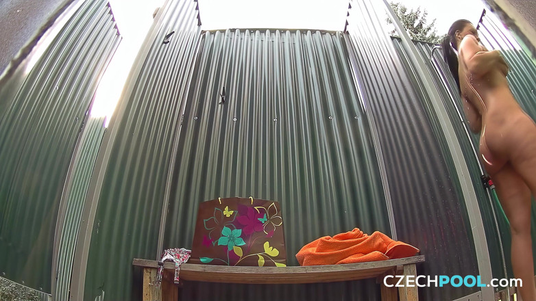 Czech Pool: Czech Pool 52: Pierced Busty Beauty Gets Wet and Wild