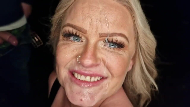 Creampie Clinic: Soție sexy Nikki Carpark Suckoff faciale