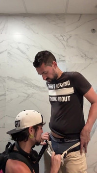 Anally Destroyed in the Mall Bathroom by a Giant Cock!!