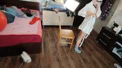 Amateur_MS: La Donna Amatoriale Si Diverte a Provare I Vestiti E...