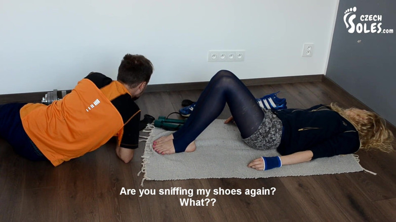 Czech Soles - foot fetish content: Gym foot freak