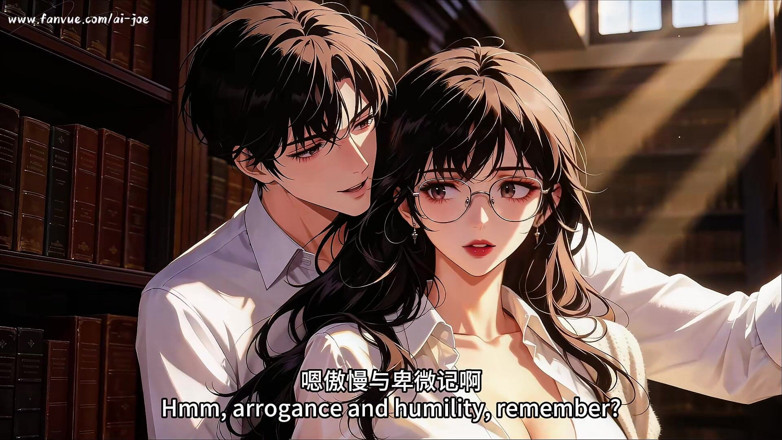 AI-JOE: Gap Moe Glasses Beautiful Woman, the Private Study Session in...