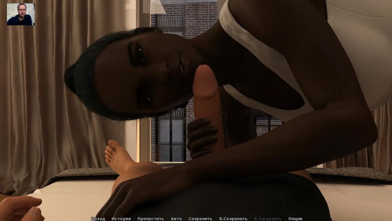 3DXXXTEEN2 Cartoon: Girl sucks cock, plays with guy balls and swallows cum...