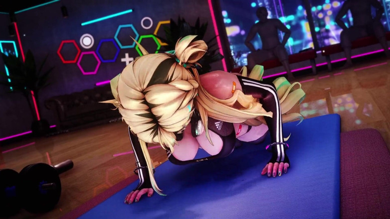 NSFWOtaku: Wuthering waves - l'allenamento bollente di Lynae- Animazioni Hentai 3D