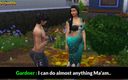 Desi Sims: Desi si vzala tetičku v Sárí, svádí tohoto mladého indického...