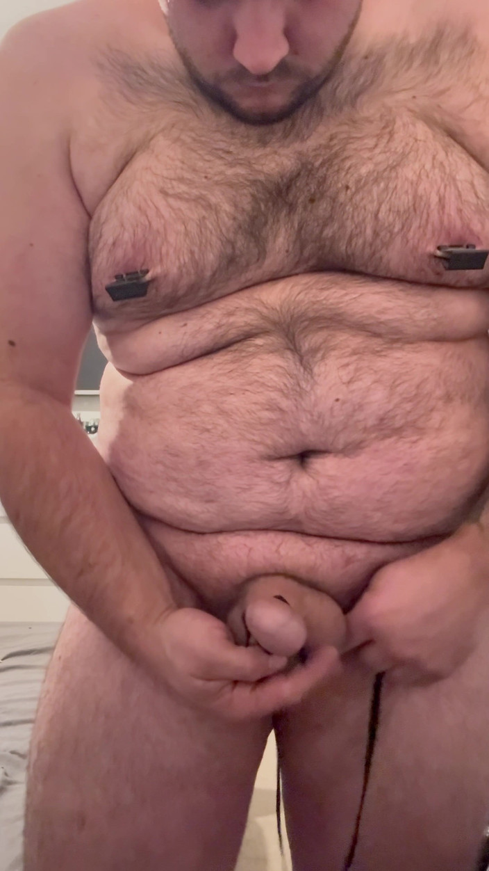 Shaun Cbt: Pikbondage met ballen boven pik