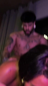 Two Sexy and Naughty Brunettes Inviting a Voyeur for a Threesome