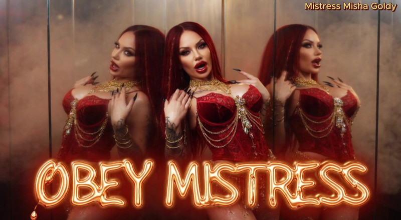 Goddess Misha Goldy: Cítíš moje vodítko, jak ti tahá