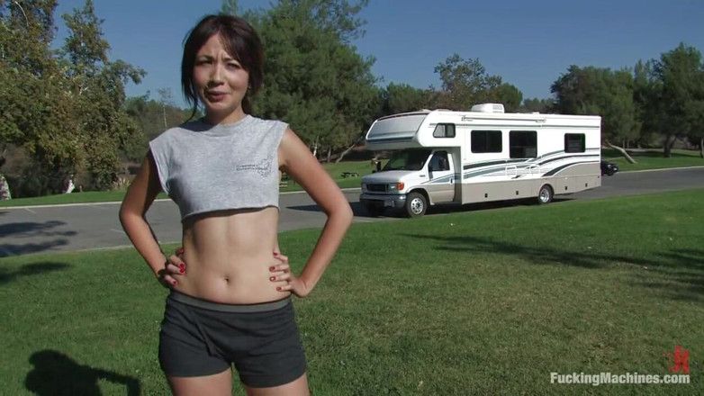 Fucking Machines by Kink: Amatuer hottie, coco velvet, rv roadtrip'te shag stop number 1