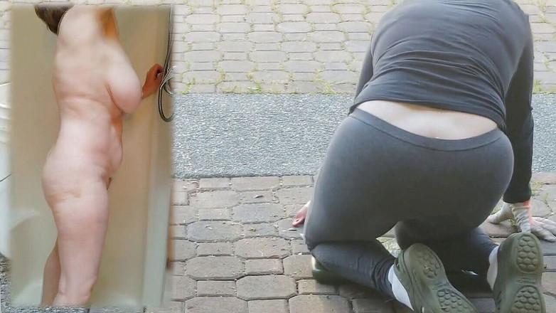 MarieRocks: 섹시한 엉덩이를 벗는 매력적인 GILF