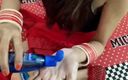 Saara Bhabhi: Hindi seksverhaal rollenspel - Indische vrouw heeft geweldige neukpartij