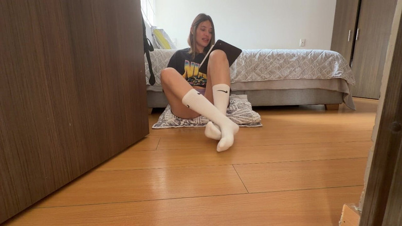 scarlettandc: 섹스 시, 룸메이트 간의 하드코어 섹스로 끝