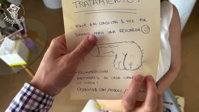 Pamsnusnu: Rollenspel sekstherapie met mijn psycholoog Pamsnusnu, ze praat vies tegen...