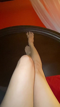 Really Sexy Legs with Tiny Feet with Long Toes