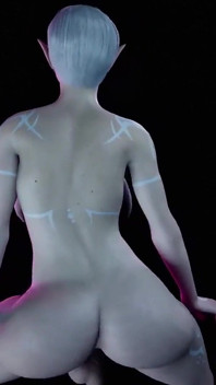 Шмель-эльф трясет этим | 3D порно музыкальное видео