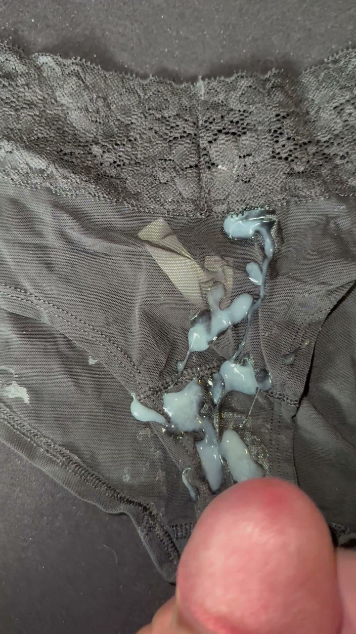 CumDaily: Cum on Wife’s Panties 26