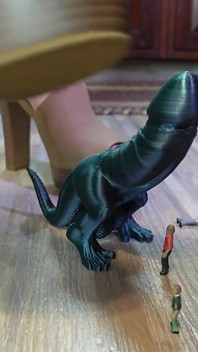 Stomping on Tiny's with Dino Dick