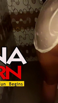 Ebony Girl Twerking in Her Bathroom and Neighbour Sneak in to Fuck Booty