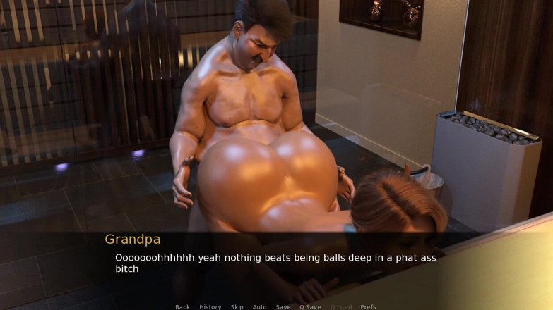 XXX Games Bunk: Grandpas Visit -g'sv - Gameplay - Roleplay - Sauna - Threesome