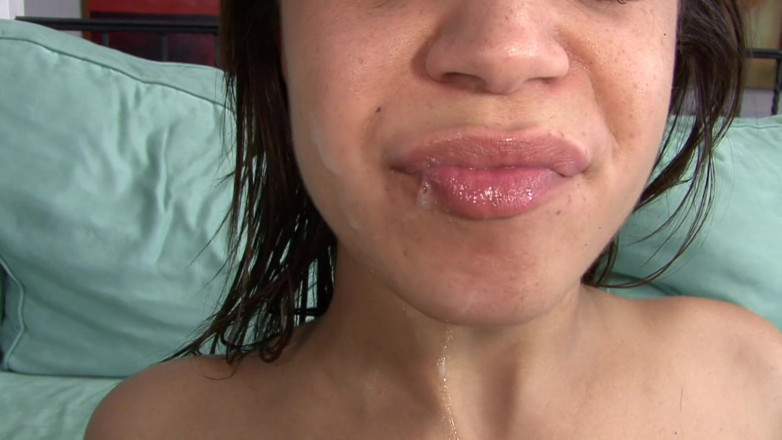 Hand Lotion Studios: Busty ebony teen drilled by a big black cock