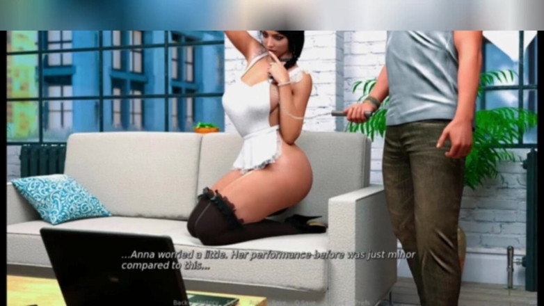 3DXXXTEEN2 Cartoon: Anna sürtük bir hizmetçi olmak istiyor. 3 boyutlu porno çizgi film seks