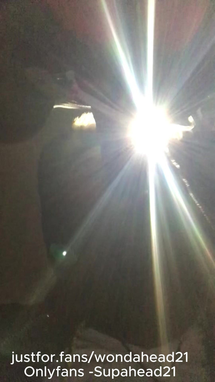 Wondahead21: BBC Worship at Night: Risky Public Blowjob &amp; Throat Fuck