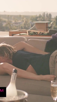 A Hot Couple Has Sex on the Sofa